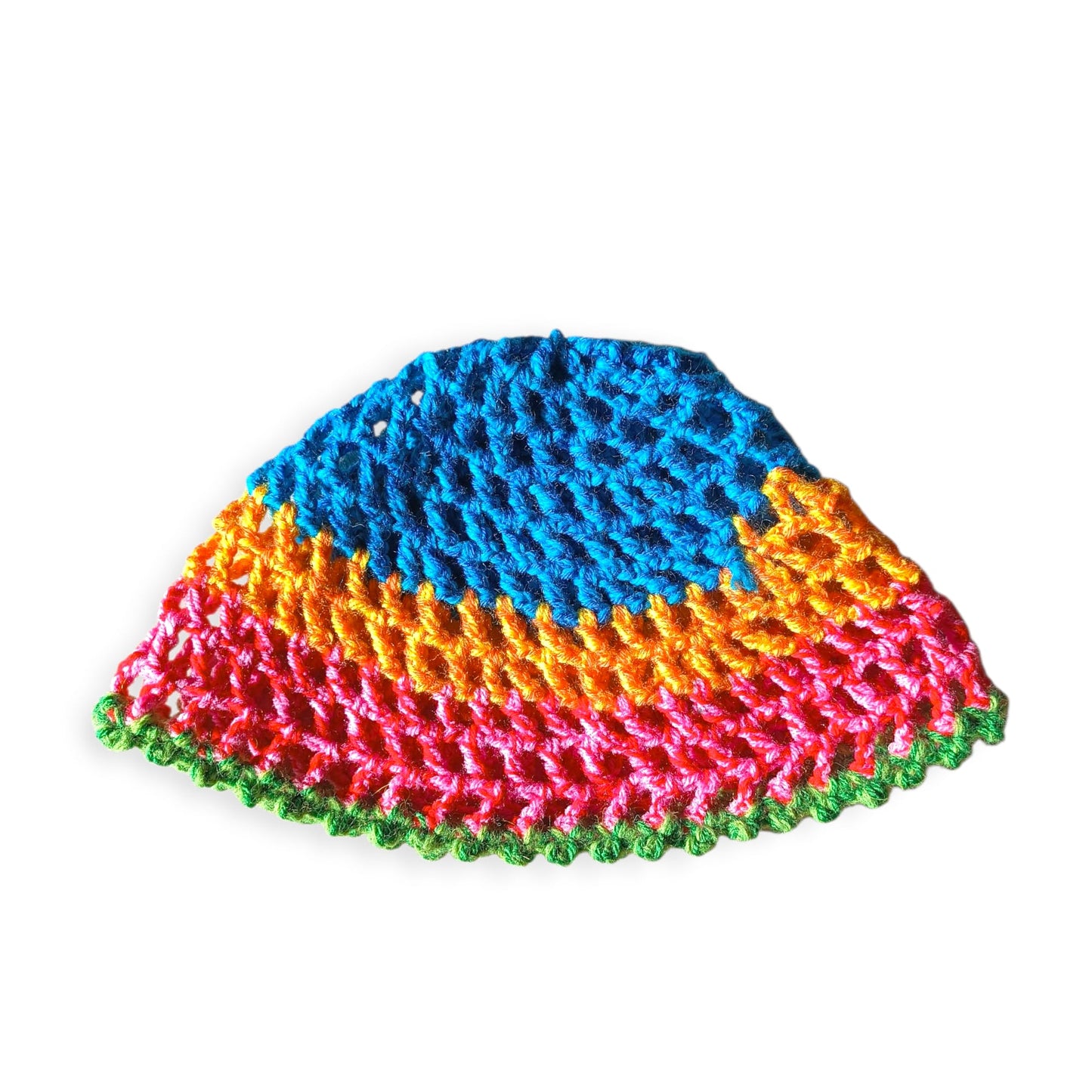 Cuffia Crochet Multicolor